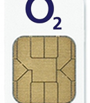 Simkarte O2 in weiß