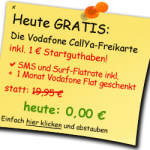 Gratis Vodafone CallYa Freikarte Online bestellen